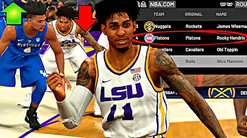 NBA 2K20 MyCAREER: The Journey #15 - ROC KEEP DROPPING IN THE MOCK DRAFTS! CAREER HIGH VS KENTUCKY!