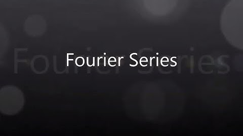 Introduction to Fourier Series: Odd and Even Functions