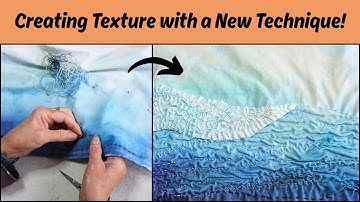 Manipulating Fabric to Create Amazing Texture with this Easy Technique