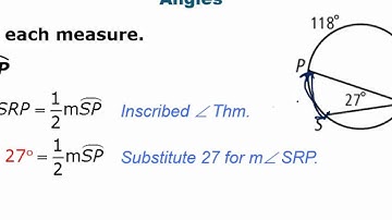 Geometry: Inscribed Angles Video Lesson