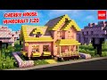 Cherry house in Minecraft 1.20 (tutorial)🍒