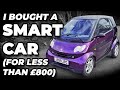 I Bought A First Generation Smart Car - My Smart ForTwo 450 700cc Walkaround & Review - Purplesmart