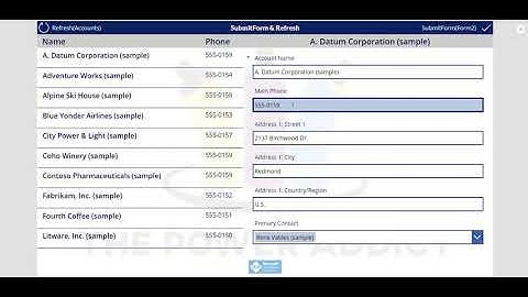 Submitform & Refresh in Power Apps