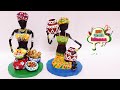 How to make doll from Newspaper and Tissue paper | African doll | diy craft ideas