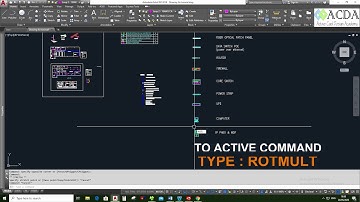 Rotate Multiple entities around their respective base point - Autocad Trick & tips