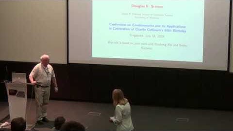 Day 3 - A Combinatorial Design Method for Repairing Shares ... - Douglas Stinson (Lecture)