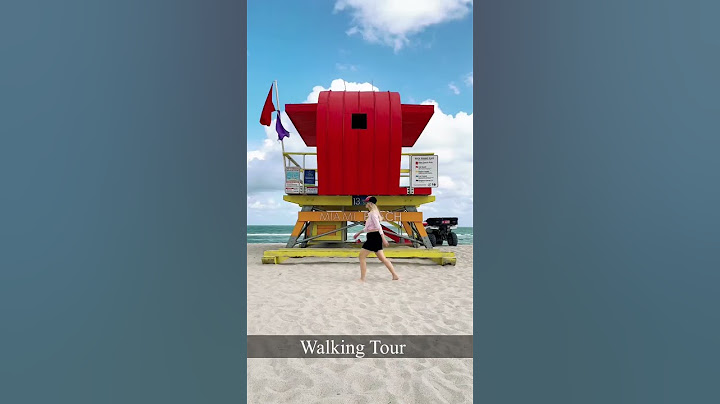 Walking Tour 😉 #miami #beach #travel #florida #walkingtour #pinl #girl #onmyway  #miamibeach