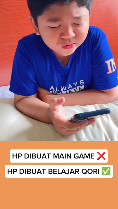 Subhanallah ‼️ Ketika kebanyakan bocil main HP dan ngegame, tapi bocil ini pegang hp dibuat belajar