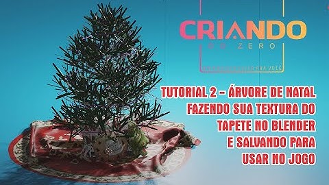 Decoração de Natal Bake de Textura Parte 2 - Second Life - Blender 2.83