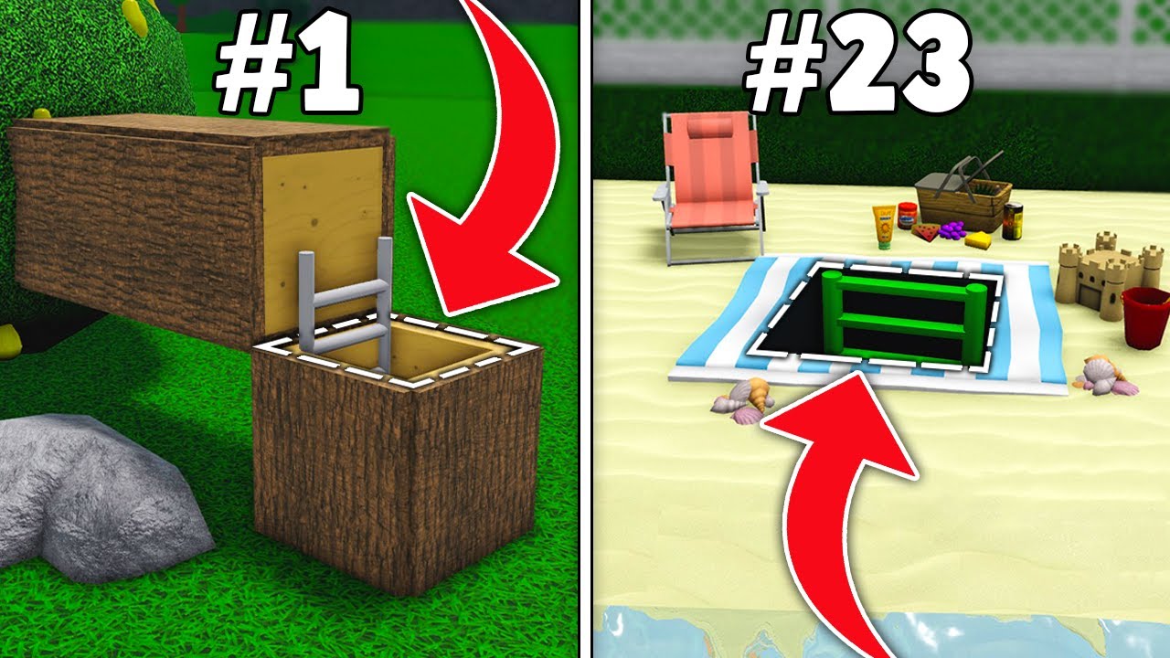 I Built Bloxburg's Most Hidden Bases