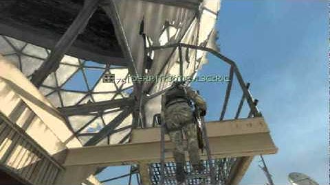 MW3 360 Ladder stall semtex kill through Dome
