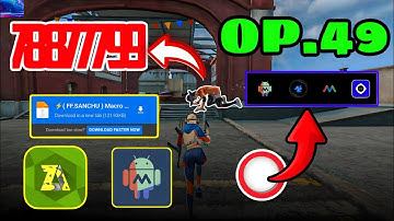 OP.49 New Scarlet Brazilian 🇧🇷 Macro PANEL FF For Android ⭕📲 | Macrodroid Free Fire Headshot Setting