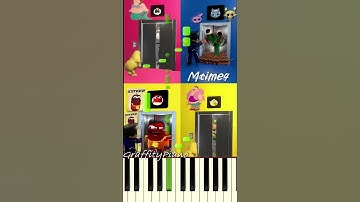 Incredibox Sprunki & Peter Griffin Elevator Vs Herobrine Police Comparison Piano Tutorial
