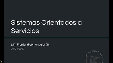 SOS1617 - L11 - Frontend (III) Rutas en Angular y Pruebas con Protractor