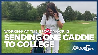 One caddie shares how working at The Broadmoor is helping her go to college screenshot 3