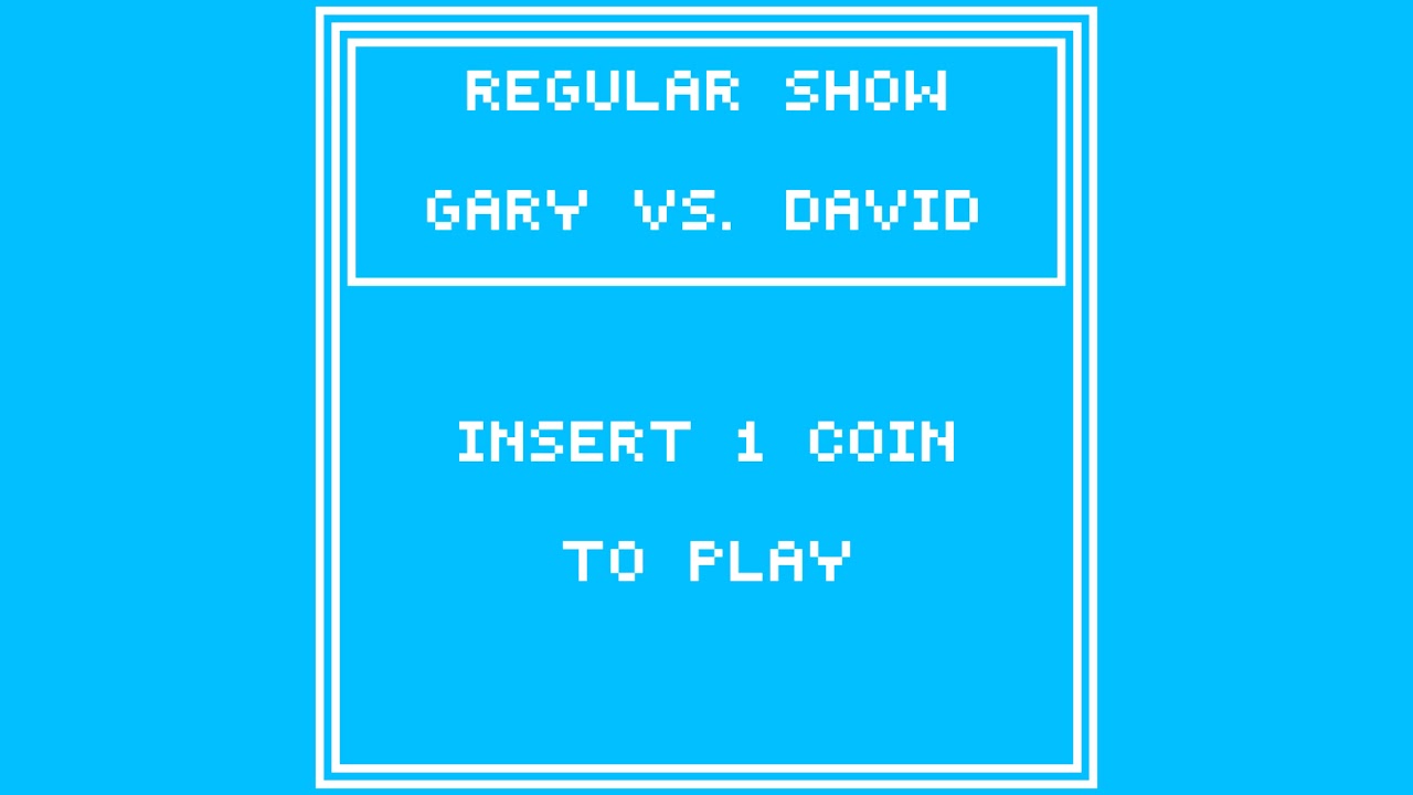 Regular Show Gary VS. David 8 Bit