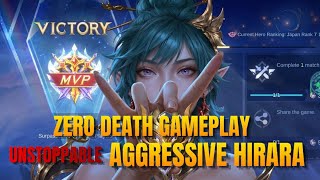 ZERO DEATH ☠️ | AGGRESSIVE HIRARA | HOW TO BE UNSTOPPABLE 🔥