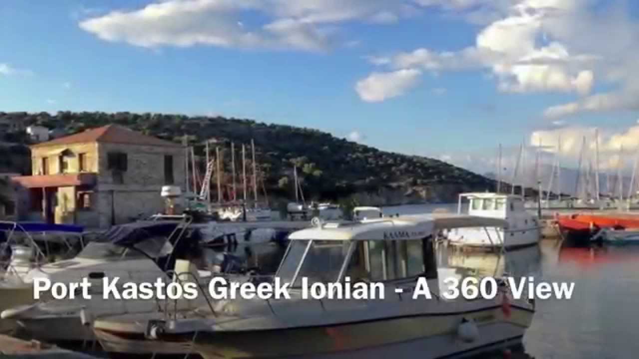 Port Kastos Greek Ionian - A 360 View