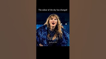 The colour of the sky has finally changed to Opalite Taylor Swift #opalite #shorts #taylorswift