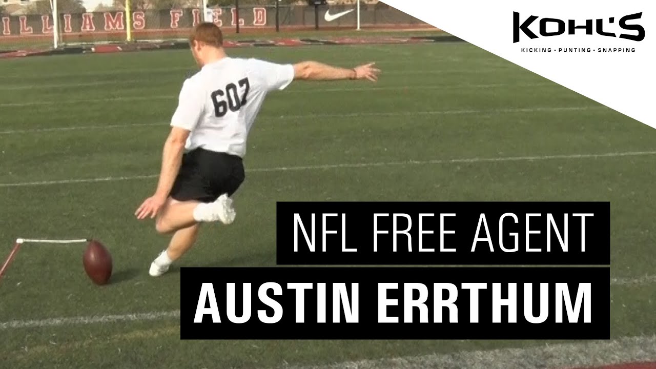 Austin Errthum // NFL Free Agent // Kohl's Kicking Camps YouTube