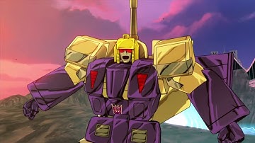 TRANSFORMERS:  Devastation. Grimlock vs Blitzwing.