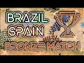 Brazil vs Spain | 2v2 World Cup Bronze Match & Interview