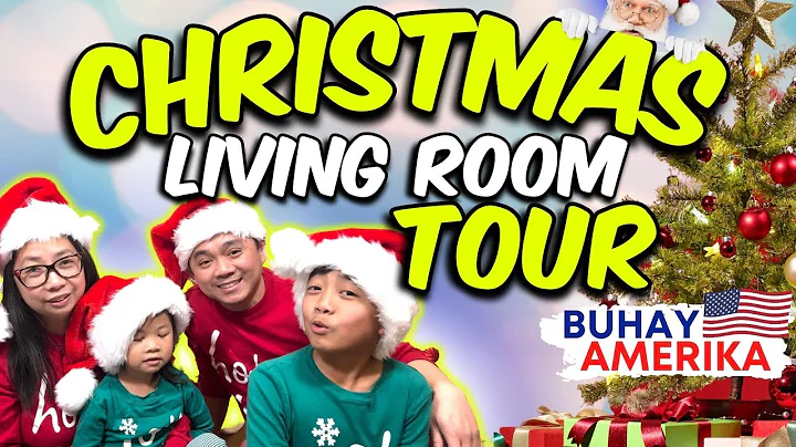 PASKO SA AMERIKA | LIVING ROOM CHRISTMAS DECORATION TOUR | ROOM MAKEOVER | BUHAY AMERIKA