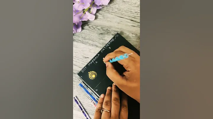 Easy Mandala Patterns For Beginners | Basic Mandala Art #Part_1 #shorts  #dotmandala  #easyart