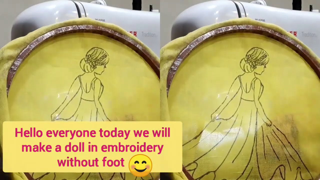 embroidery with sewing machine/3d embroidery how to do embroidery in