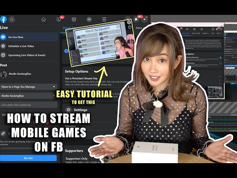 HOW TO STREAM MOBILE GAMES ON FACEBOOK!! (STEP by STEP)
