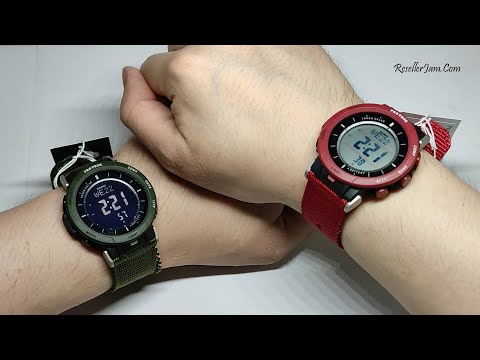 Casio Protrek PRG-30B-3 vs Casio Protrek PRG-30B-4 - YouTube