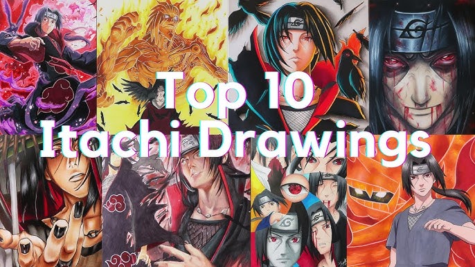 🤩 Como Desenhar SASUKE E ITACHI Despedida em Naruto Shippuden