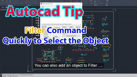 Boost Your AutoCAD Skills With This Simple Trick - Filter Command