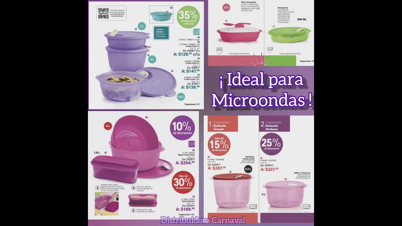 Tupperware Crystalware Redondo Grande 3.3 L