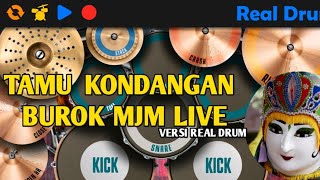 Tamu Kondangan - burok mjm live jatirenggang ( voc. susi ) | Real drum cover