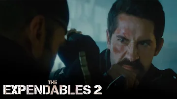 'Helicopter Knife Fight' Scene | The Expendables 2