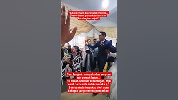 Kedatangan Mempelai Penuh Senyuman Manis, Bahagianya Terpancar Jelas! #shorts