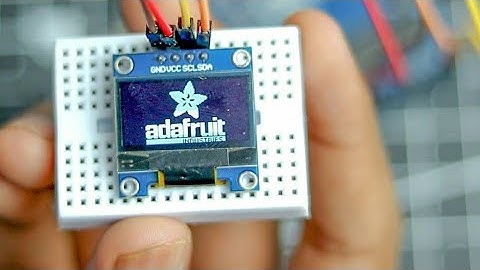 ARDUINO OLED DISPLAY TUTORIAL i2c 128x64 | CODE & WIRING