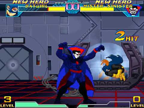 MARVEL COMICS VS DC UNIVERSE MUGEN MULTIVERSE Batgirl VS Mister Sinister - ...