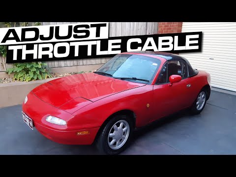 HOW TO ADJUST YOUR THROTTLE CABLE