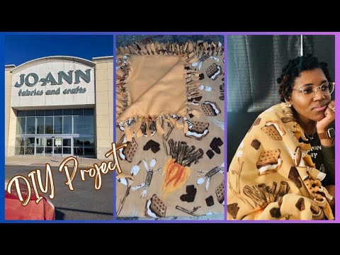 VLOG: DIY No Sew Blanket
