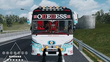 ONENESS Kerala Bus Mod In Bus Simulator Indonesia - Bussid Bus Mod - Bussid Car Mod - Bussid