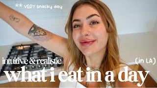 SPEND THE DAY WITH ME (intuitive and realistic day of eating in LA as a canadian)