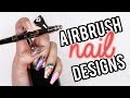 5 Easy Nail Art Designs Using An AIRBRUSH!