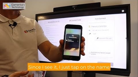 Using Promethean ActivCast To Share Students Devices