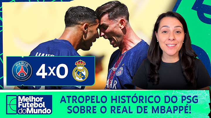 O REAL MADRID NÃO SOUBE O QUE FAZER E O PSG GOLEOU NA SEMIFINAL DO MUNDIAL! TATI ANALISA O JOGAÇO