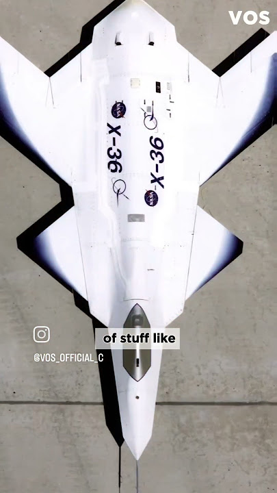 Aircraft without wings - X-36, designed for stealth & agility.! #X36 #airforce #fighterjet