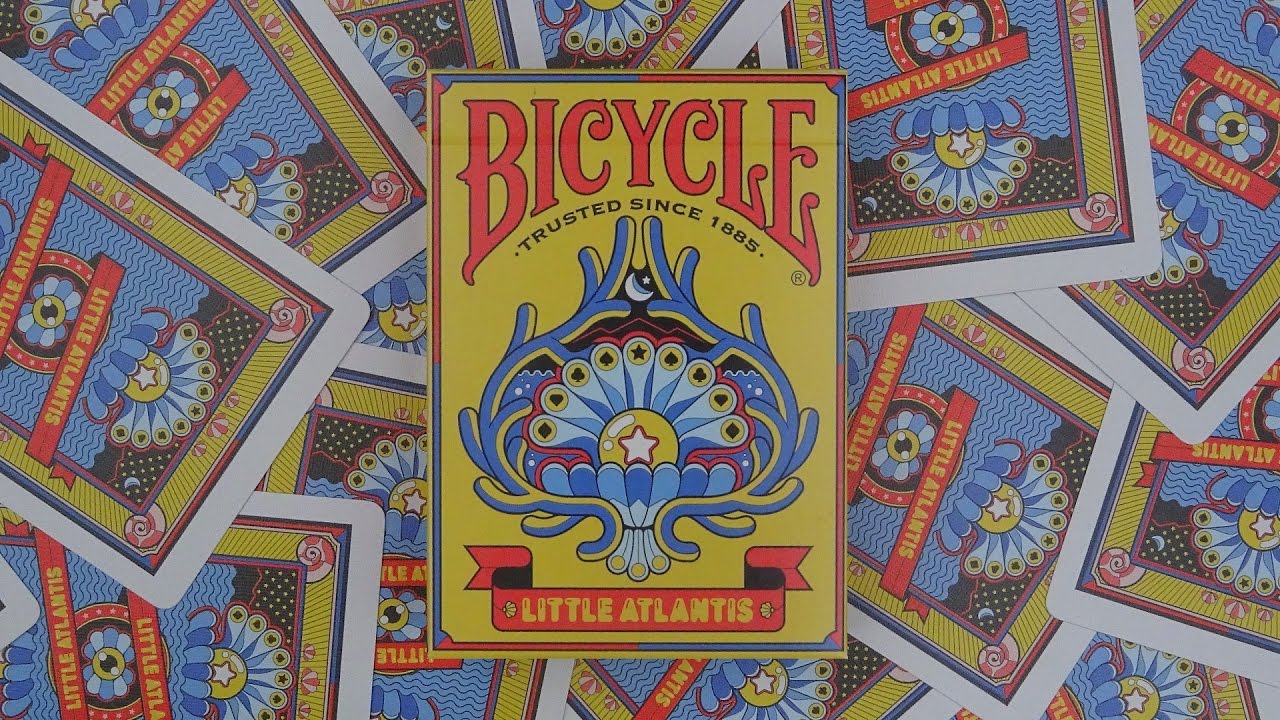 Bicycle Little Atlantis Day Playing Cards | Deck Review -Display - YouTube