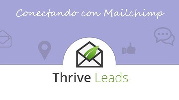 Cómo Conectar Mailchimp con Thrive Leads [API Connections]