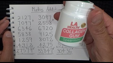 ASMR - Math Additions - Chewing Gum & Whispering - New Gum - Australian Content